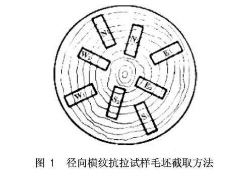 圖1：徑向橫紋抗拉試樣毛坯